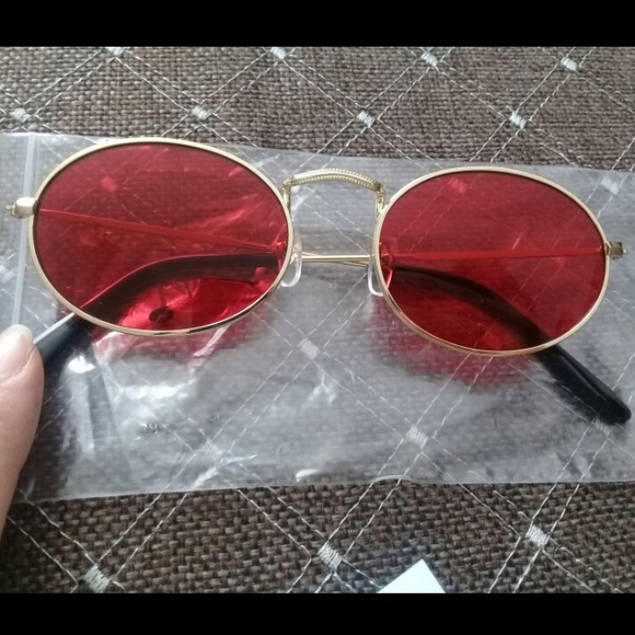Red Oval Sunglasses - Picture 7 of 7
